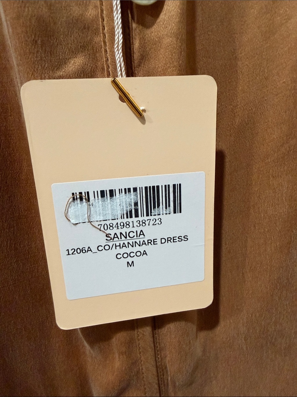 NWT Sancia Hannare Button-Front Midi Dress - Picture 7 of 11